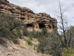 Gila Cliff Dwelling from a distance